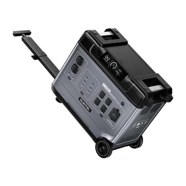 OUKITEL ‎OUKITEL 5120WH SOLAR GENERATOR P5000 POWER STATION 2200W 4400W - GRAY - Like New