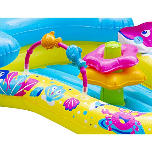 BANZAI JR. SPLASH DISCOVERY ACTIVITY CENTER - 9-24 MONTHS - YELLOW/MULTI COLORED - Like New