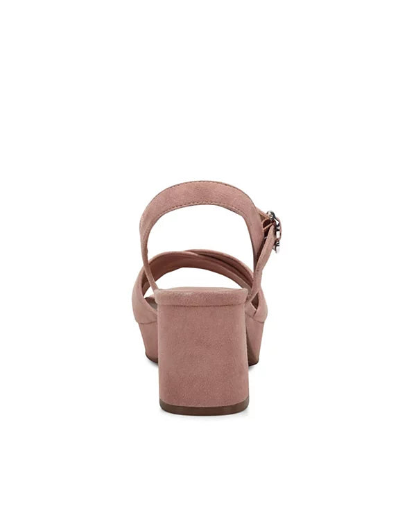 AEROSOLES WOMEN'S COSMOS PLATFORM - SIZE: WOMEN 7 - BLUSH/FABRIC - Like New