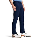 IZOD MEN'S GOLF SWINGFLEX STRAIGHT-FIT FLAT-FRONT PANTS - PEACOAT 34X34 - Like New