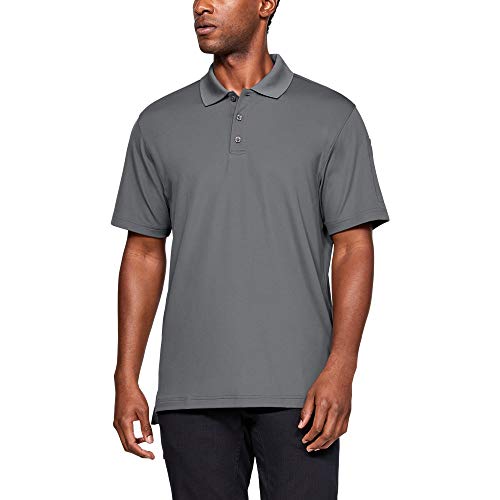 Under Armour Men's Tactical Golf Polo Grey/Graphite Size S - Brand New