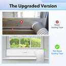 AGPTEK WINDOW SEAL AIR CONDITIONER 2 IN 1 COUPLER REPLACEMENT B42 - WHITE - Like New