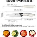 MAD SHARK UTILITY KITCHEN KNIFE 5 PARING KNIFE FRUIT PETTY GIFT BOX - WHITE - Like New