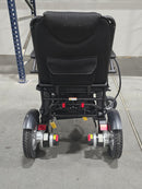 ELECTRIC WHEELCHAIR FOLDABLE MOTORIZED 2 REMOVABLE 15AH BATTERIES - BLACK - Like New