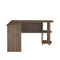 AMERIWOOD HOME DAKOTA L-DESK WITH BOOKSHELVES 9354333COM - RUSTIC OAK - Like New