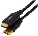 Amazon Basics DisplayPort to HDMI Cable, Uni-Directional, 4K@30Hz, 6 ft - GOLD - Like New