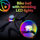 BRIGHTZ LED BICYCLE BELL - SILVER - 24H26D - Like New