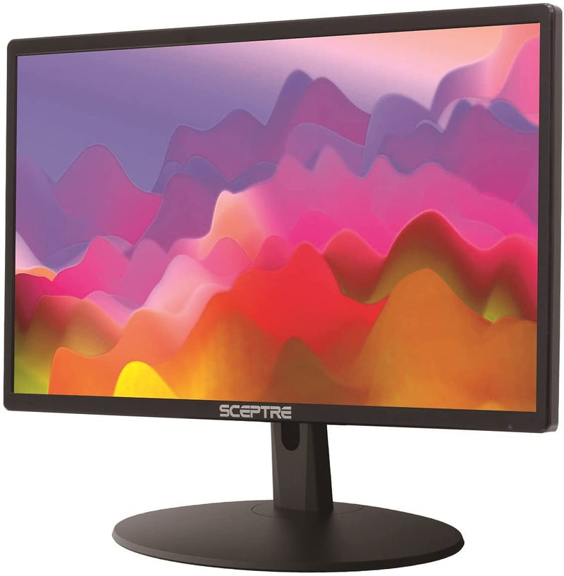 Sceptre LED Monitor 20" HD+ HDMI VGA Speakers Black 2021 - Scratch & Dent