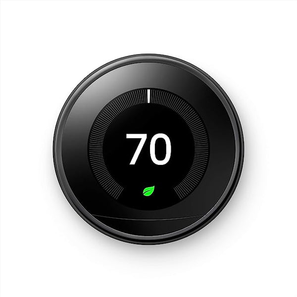 Google Nest Learning Thermostat T3018US - MIRROR BLACK - Scratch & Dent