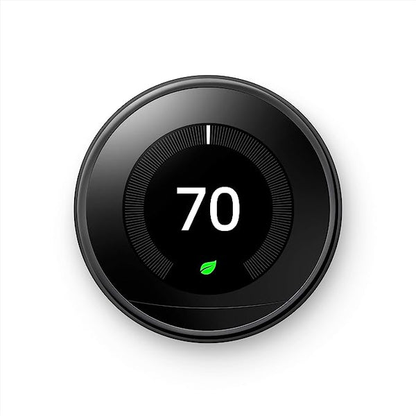 Google Nest Learning Thermostat T3018US - MIRROR BLACK Like New