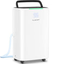 PLUSCENT 5000 SQ FT 52 PINT COMPRESSOR DEHUMIDIFIER HOME, LT260 - WHITE/BLACK - Like New