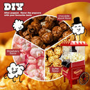 GVAKMM Popcorn Machine Hot Air Popcorn Maker Kit Gift Box Portable Home Popper - Like New