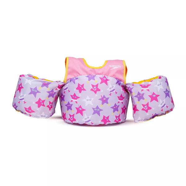 SPEEDO YOUTH LIFE VEST, 33-55 POUNDS - PURPLE STAR - Scratch & Dent