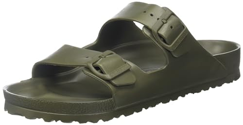 1019094 BIRKENSTOCK ARIZONA EVA SANDALS MEN 8/WOMEN 10 KHAKI - Like New