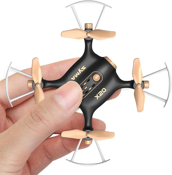 SYMA X20 Drone for Kids, Mini Nano RC Quadcopter Altitude Hold - Black, Gold Like New