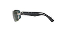 RAY BAN RB3478 004/58 60-17 POLISHED GUNMETAL FRAME G-15 GREEN LENSES - Like New