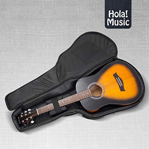 HOLA MUSIC ACOUSTIC AND CLASSICAL GUITARS GIG BAG 3/4 SIZE (36 INCH) - BLACK - Like New