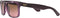 RAY BAN JUSTIN POLISHED TRANSPARENT VIOLET FRAME PINK BROWN GRADIENT LENSES 50MM - Like New