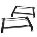 DNA Motoring SBK-LM-240SX Pair Low Mount Tensile Steel Seat Brackets - Black - Brand New