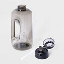 ALL IN MOTION 64OZ TRITAN BEVERAGE PLASTIC BPA-FREE DRINKWARE TRANSPARENT BLACK - Like New