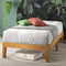 ZINUS Moiz Wood Platform Bed Frame - Twin Size, Natural OLB-RWPB-14T - Like New