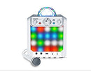 Ion Sound Party Rocker Express Bluetooth Speaker with Lights and Mic, White - Brand New