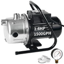 LANCHEZ 1.6 HP SHALLOW WELL PUMP 1500 GPH STAINLESS GARDEN IRRIGATION - BLACK - Like New