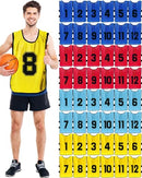 SUHINE 48 PCS SOCCER PENNY FOR SPORTS SOCCER SCRIMMAGE VESTS MULTICOLOR - Like New