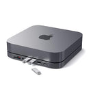 Satechi USB C Hub, Type-C Aluminum Stand & Hub, USB-C Data Port ST-ABHFM-GRAY - Like New