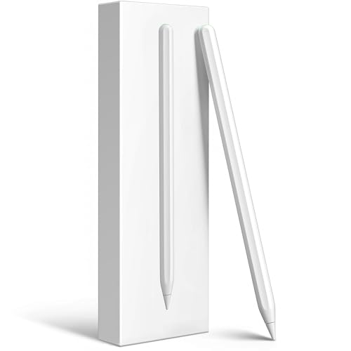 GNANLEN IPAD PENCIL 2ND GEN MAGNETIC WIRELESS FAST CHARGING - WHITE New