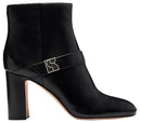 Kj203 Kate Spade Women's GARNISH Zip Up Pump Bootie BLACK SIZE 9 - Like New