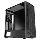 VEVOR PC GAMING CASE MID-TOWER COMPUTER CASE HIGH-AIRFLOW TEMPERED GLASS - BLACK - Brand New