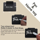 IMAYLLA SEAGRASS STORAGE BASKET 3 PIECES - BLACK/WHITE - Like New