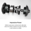 LECTRIC EBIKES XPRESS 750 HIGH-STEP LONG-RANGE EBIKE 60 MILES MAX RANGE - BLACK - Like New