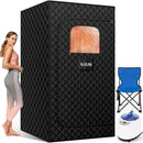 X-VACK SAUNA BOX PORTABLE STEAM SAUNA FOR HOME STEAMER 9 LEVELS - Scratch & Dent