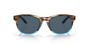 06S9108 COSTA DEL MAR WOMEN'S ALETA ROUND WAHOO/GRAY POLARIZED 580P 54MM - 54 - Like New