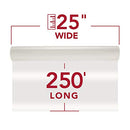 GBC THERMAL LAMINATING FILM ROLL 2 PACK NAP I 1" POLY-IN CORE - CLEAR - Brand New