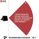 TENDELUX 200FT LONG RANGE IR ILLUMINATOR | BI18 90° LED IR FLOOD LIGHT - BLACK - Like New