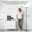 JOOFO Floor Lamp 30W/2400LM Sky LED Modern Torchiere 3 Color MF18228B - Black - Like New
