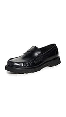 C36028 COLE HAAN MEN'S AMERICAN CLASSICS PENNY LOAFERS SIZE 9.5 BLACK - Like New