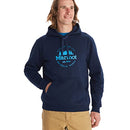 MARMOT MEN'S CULEBRA PEAK HOODY MIDWEIGHT PULLOVER FLEECE SWEATSHIRT_NAVY M - Brand New