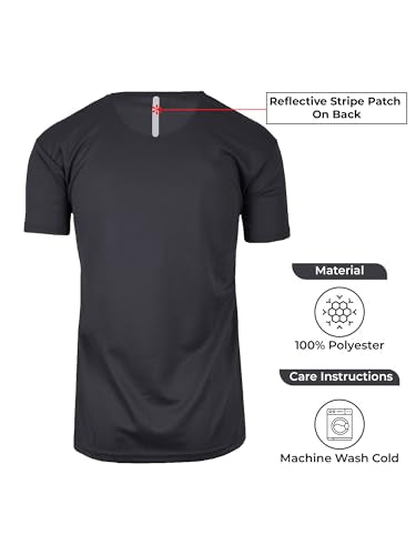 Galaxy by Harvic Men's Moisture-Wicking Wrinkle Free Tee - Size: XL - Blue - Brand New