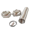 Frigidaire Smart Choice 8-Foot Semi-Rigid Dryer Vent Kit, 2 Elbows, 4 Clamps - Brand New