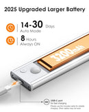 VERREN UNDER CABINET LIGHTING UPGRADED 3200MAH RECHARGEABLE LED WHITE 2PACK - Like New