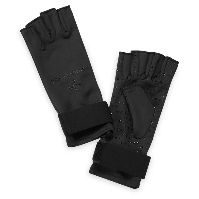 TOMMIE COPPER SPORT COMPRESSION GLOVES SMALL/MEDIUM - BLACK - Like New