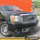 JETCRUISE FITS 07-13 GMC SIERRA 1500 DENALI FRONT BUMPER UPPER HOOD GRILL GRILLE - Brand New