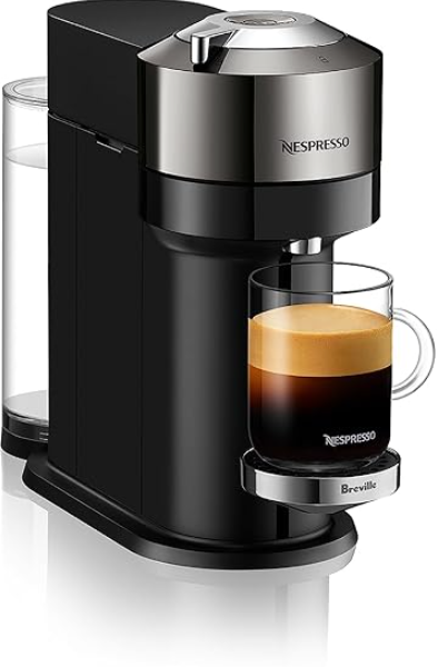 Breville Nespresso Vertuo Next Coffee and Espresso Machine only - Dark Chrome Like New