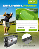 Acer Gadget Golf Rangefinder Slope 1200/1700Yards Laser Range Finder - Black - Like New