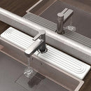 AKUVU FAUCET MAT FOR KITCHEN SINK - DIATOMITE SINK MAT, 23.6" X 3.9" - WHITE - Like New