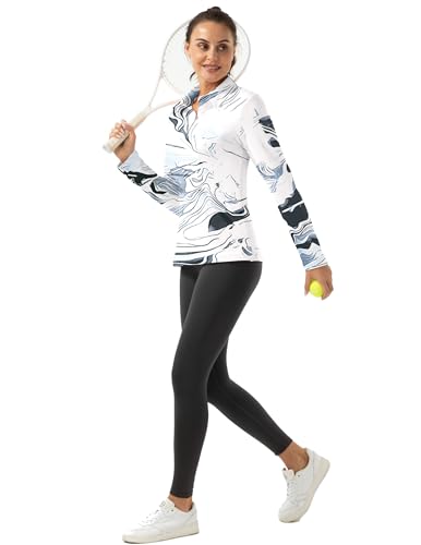 FKEEP WOMEN LONG SLEEVE POLO SHIRT GOLF SPORT TOP ATHLETIC - SIZE MEDIUM - Like New